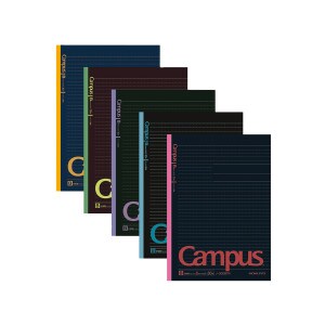 Campus Dotted Line Notebook 6mm Rule 5-Pack